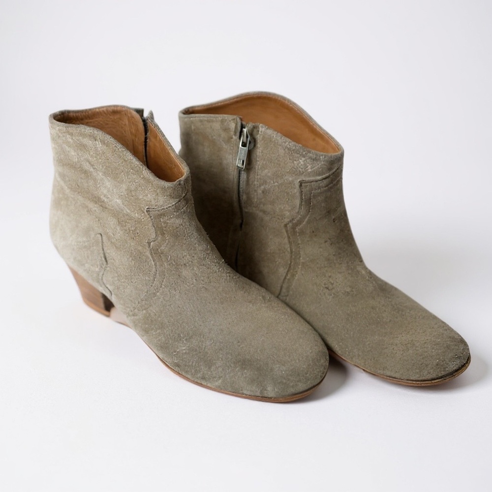 Isabel MARANT ÉTOILE Dicker suede cowboy boots Size 8